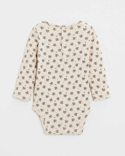 Body manches longues imprimé Imprimé boutons d'or Natalys