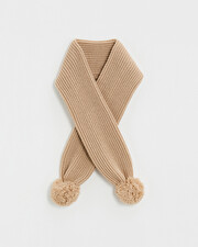 Echarpe en laine mérinos Coloris beige Natalys