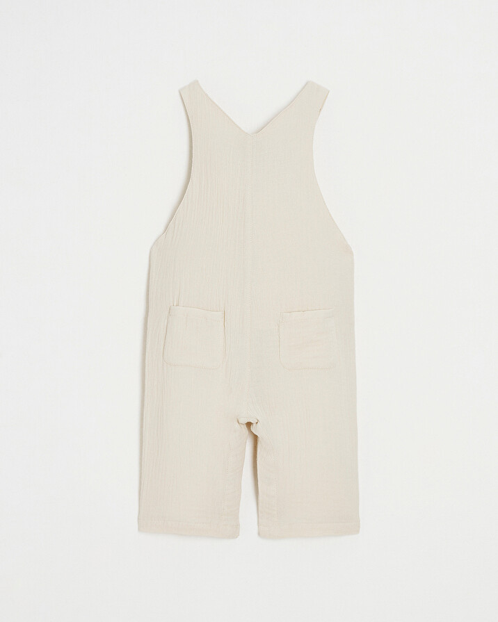 salopette en gaze de coton Coloris beige Natalys