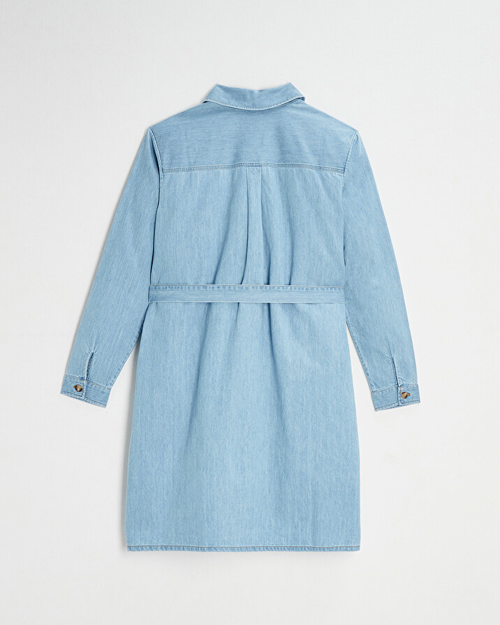 Robe de grossesse en denim Coloris bleu clair  Natalys