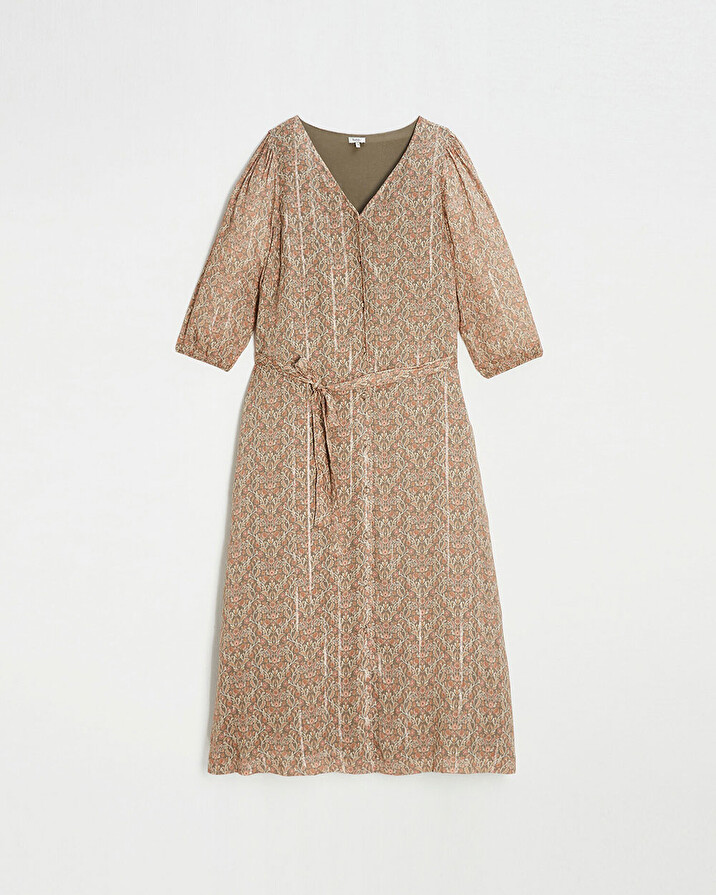 Robe de grossesse Imprim&eacute; fleurs  Natalys