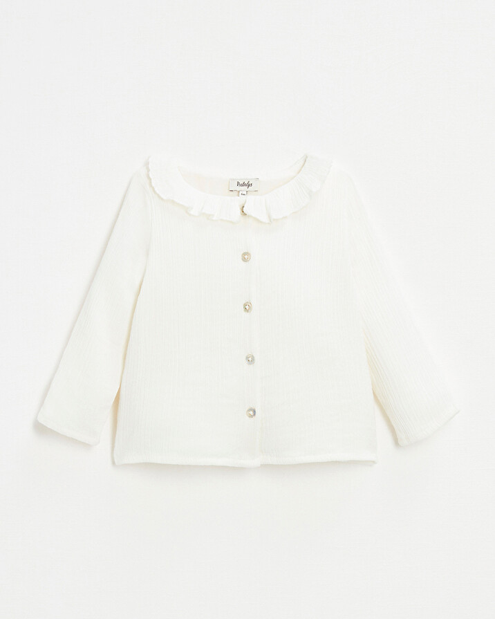 Blouse bébé en gaze de coton bio Natalys