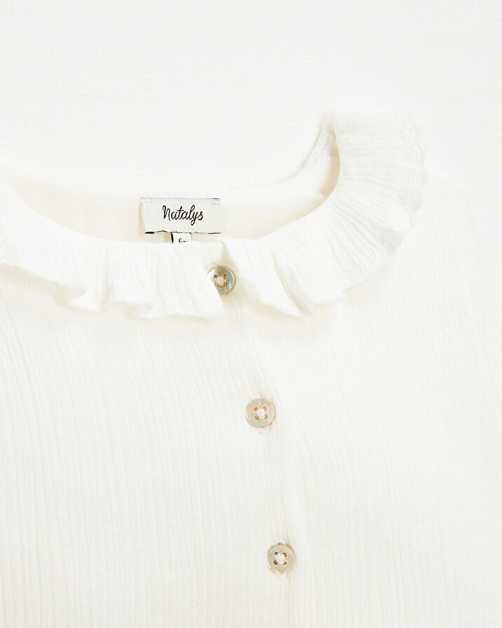 Blouse bébé en gaze de coton bio Natalys