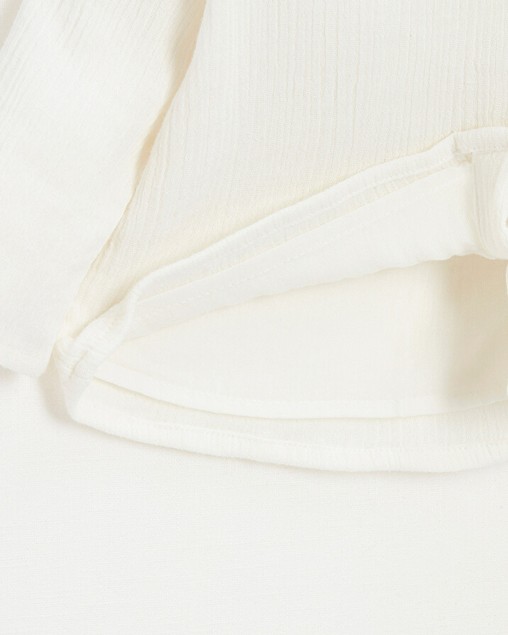 Blouse bébé en gaze de coton bio Natalys