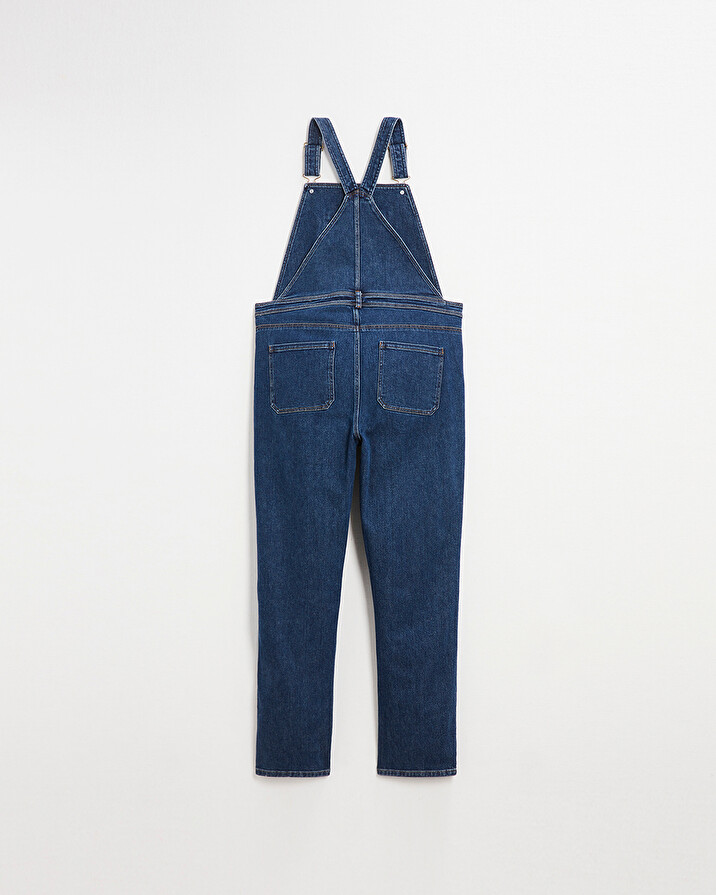 Salopette future maman en denim Coloris bleu  Natalys