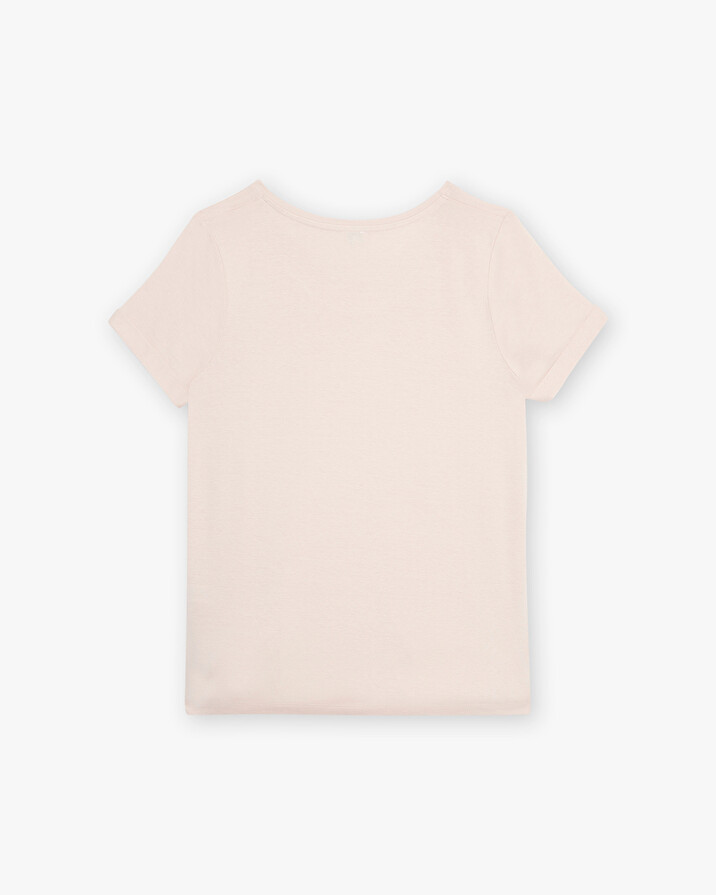 Tee-shirt rose En coton bio  Natalys