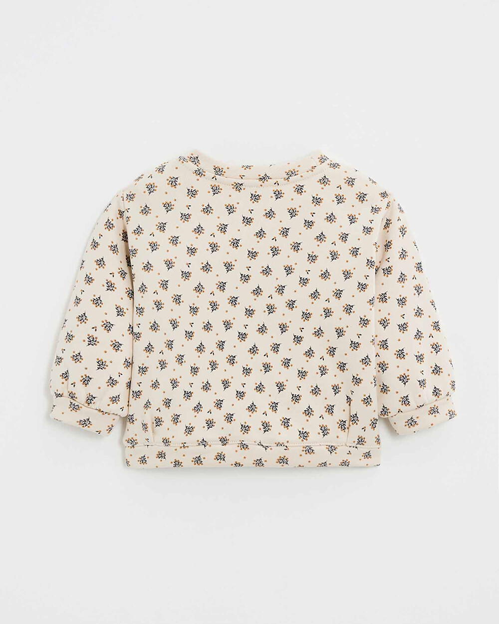 Sweat en molleton imprimé Imprimé boutons d'or Natalys