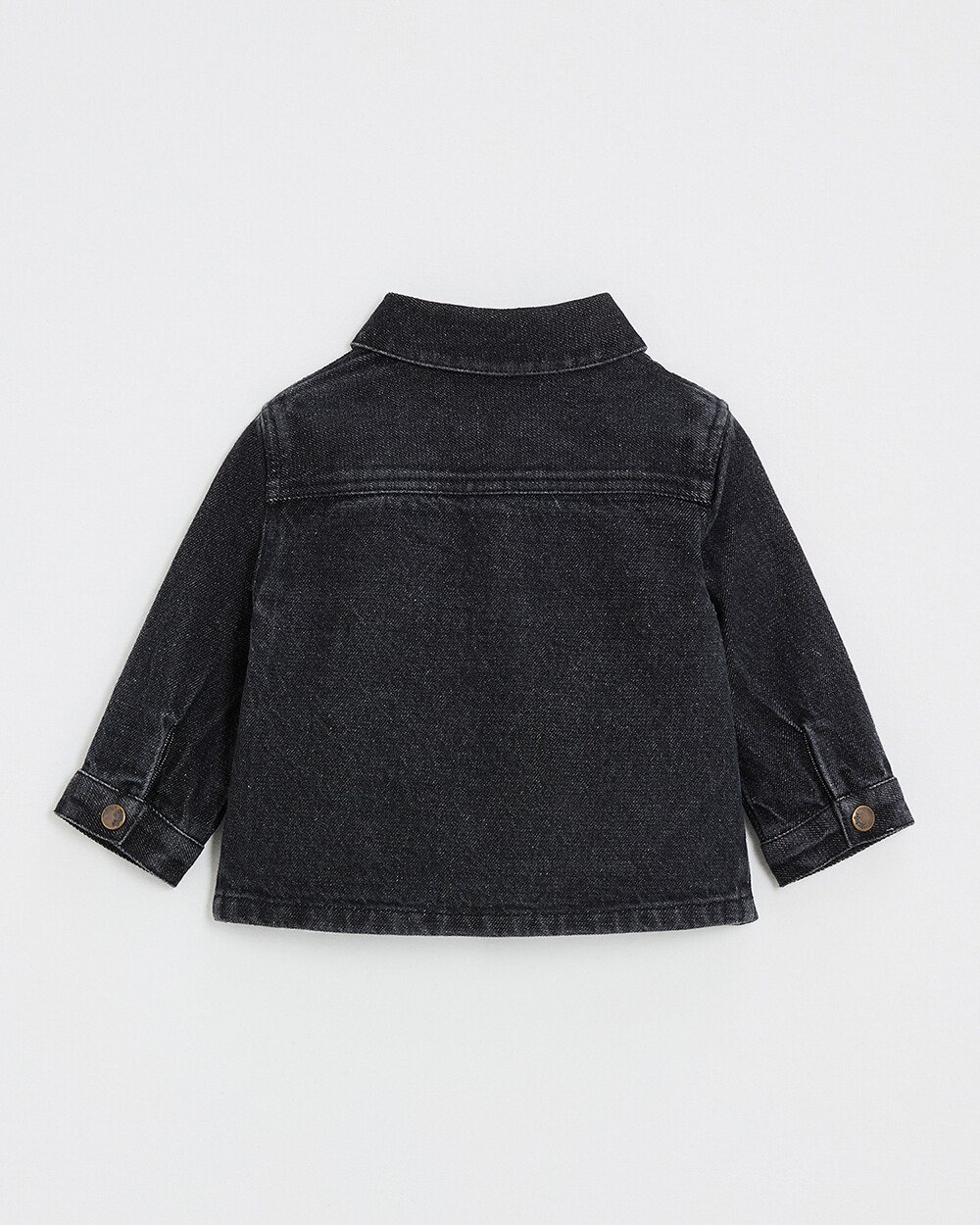 Chemise en denim Coloris gris anthracite Natalys