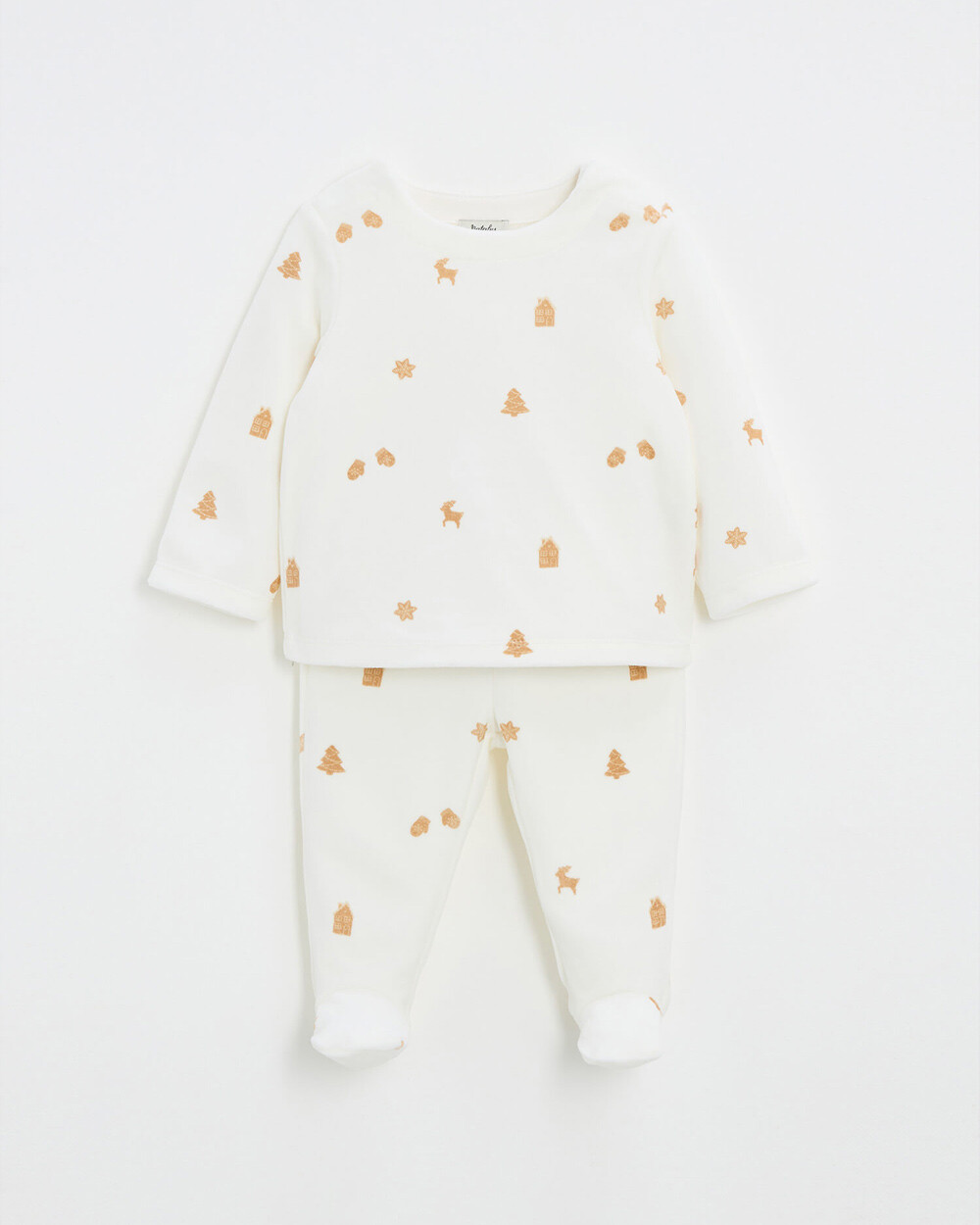 Pyjama deux pièces imprimé Imprimé biscuits Natalys
