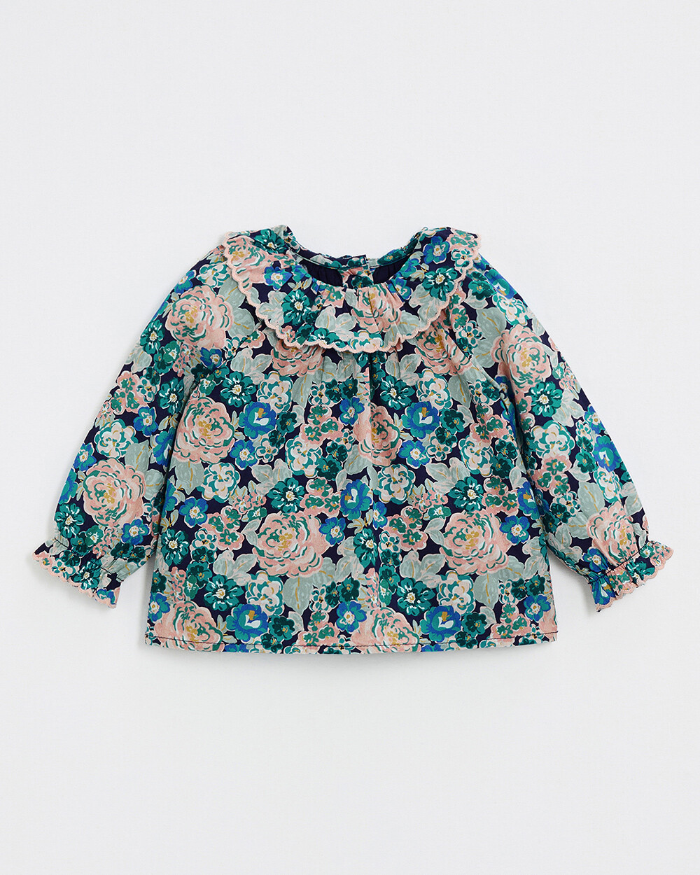 Blouse en popeline imprimé Imprimé grosses fleurs Natalys
