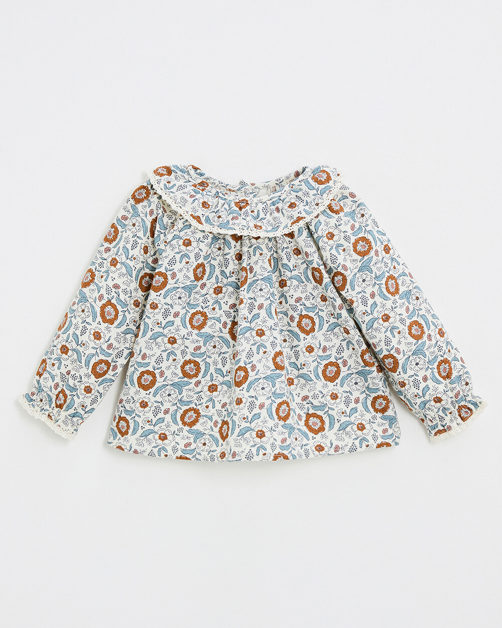 Blouse en imprimé Imprimé fleurs folk Natalys
