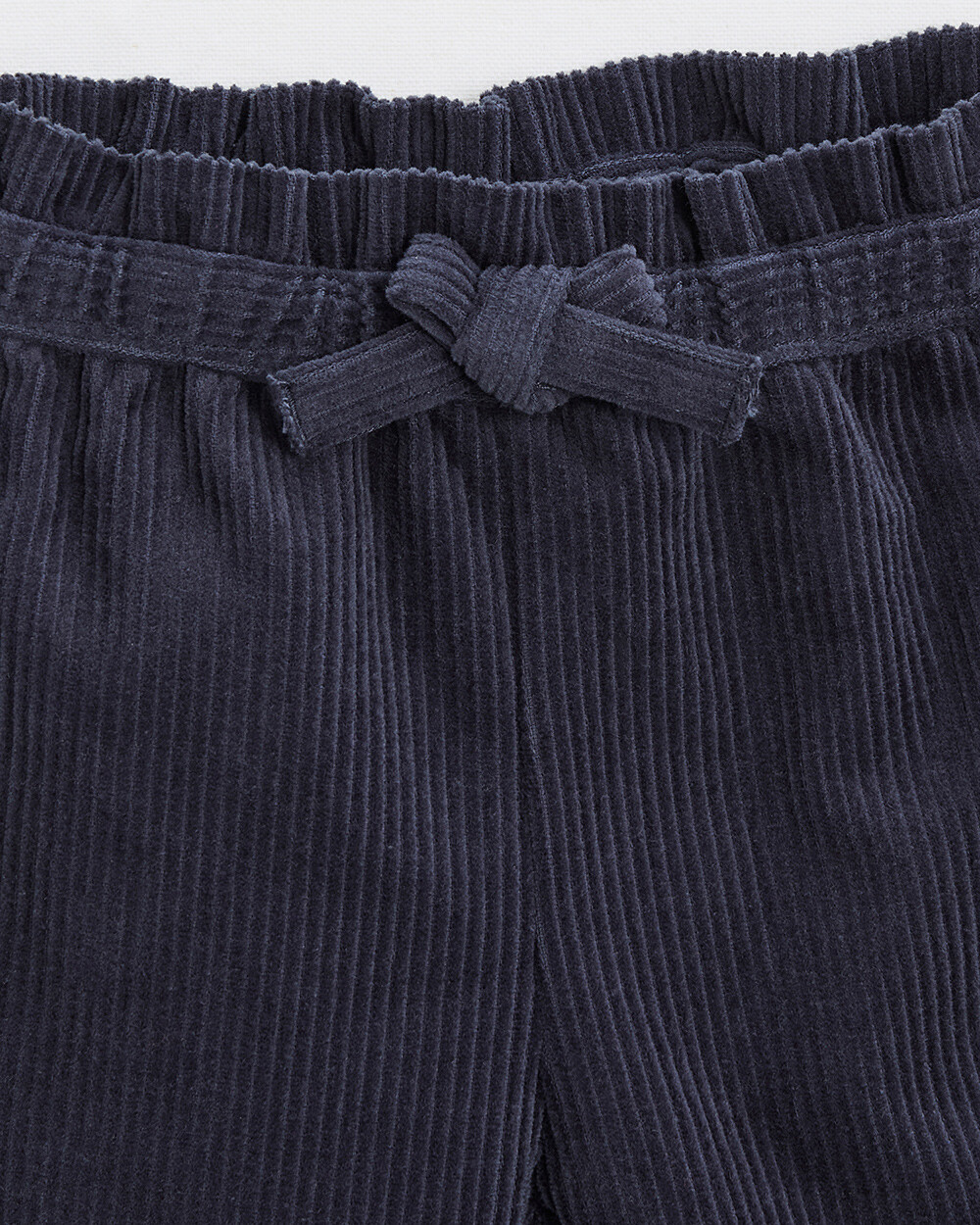 Pantalon en velours Coloris bleu nocturne Natalys