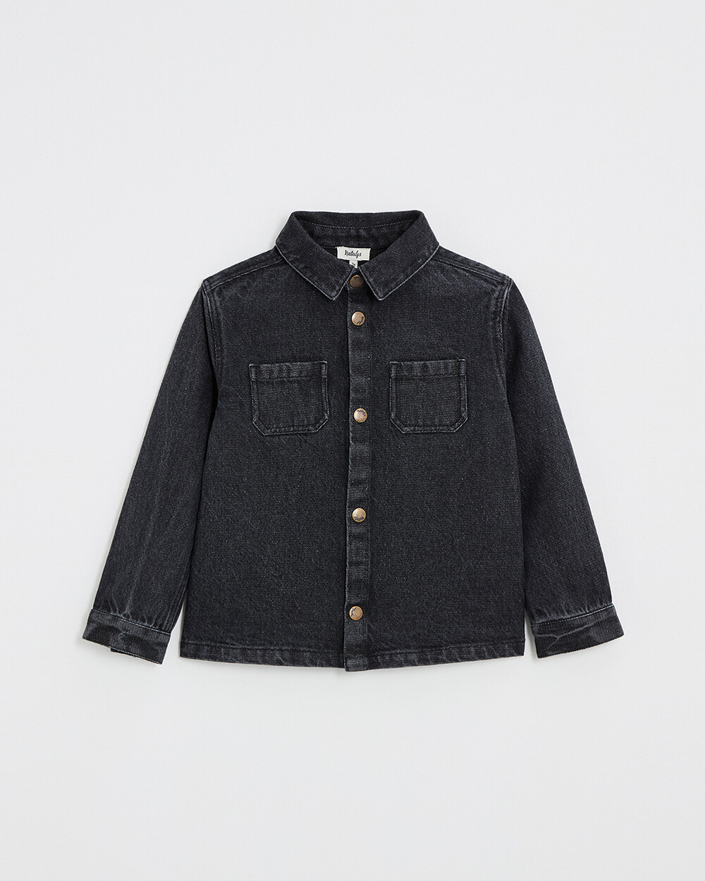 Chemise en denim Coloris gris anthracite Natalys