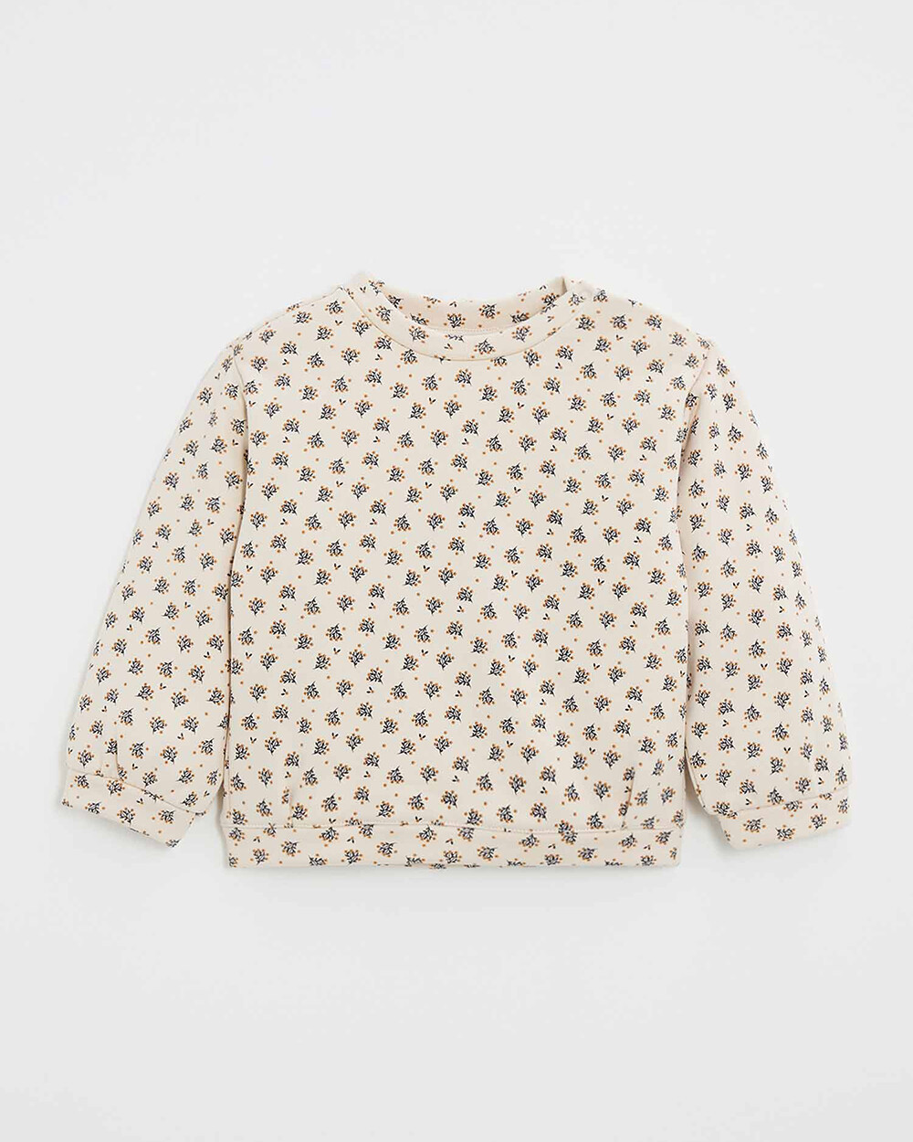 Sweat en molleton imprimé Imprimé boutons d'or Natalys