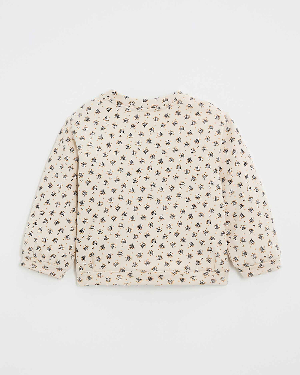 Sweat en molleton imprimé Imprimé boutons d'or Natalys