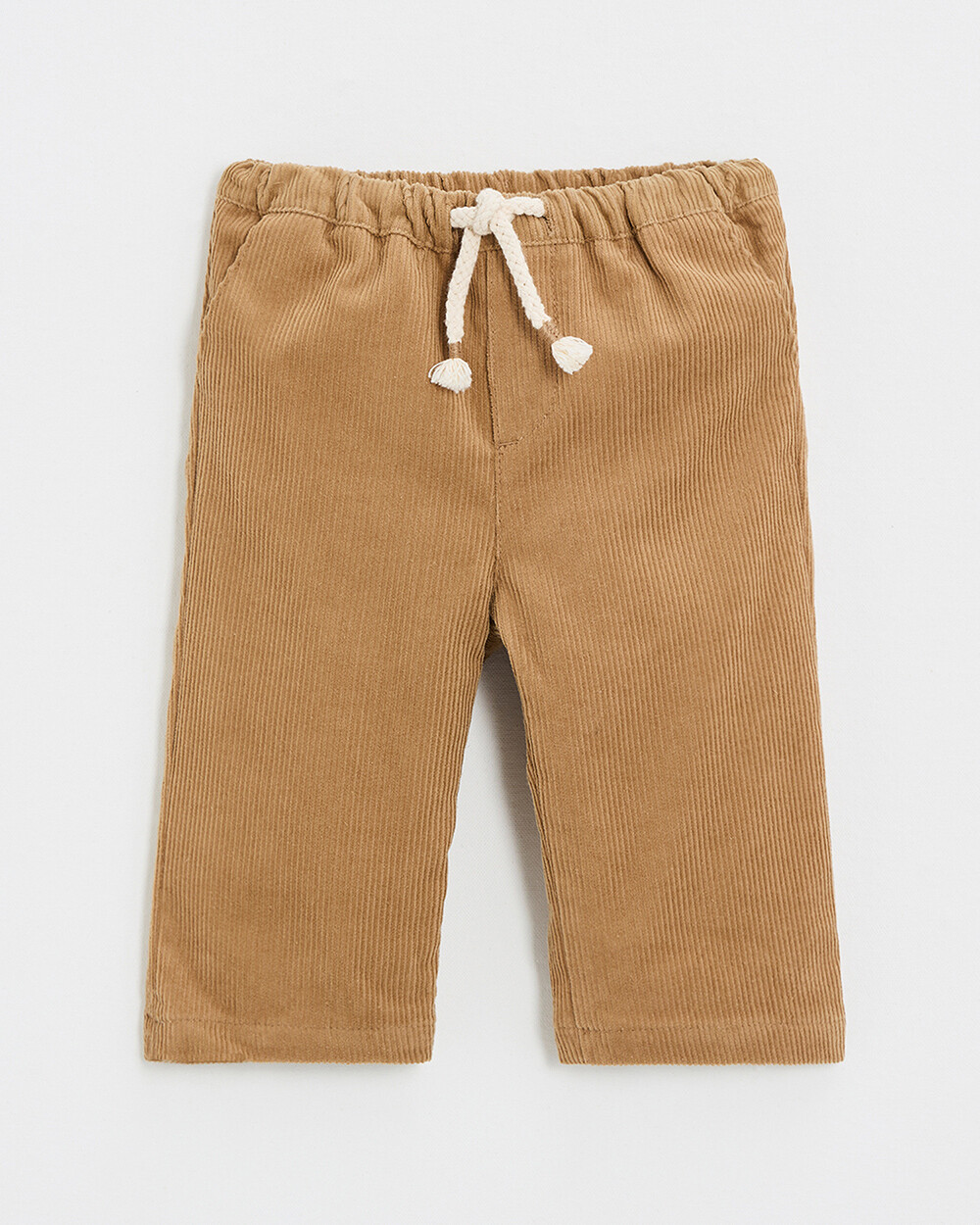 Pantalon en velours côtelé Coloris caramel Natalys