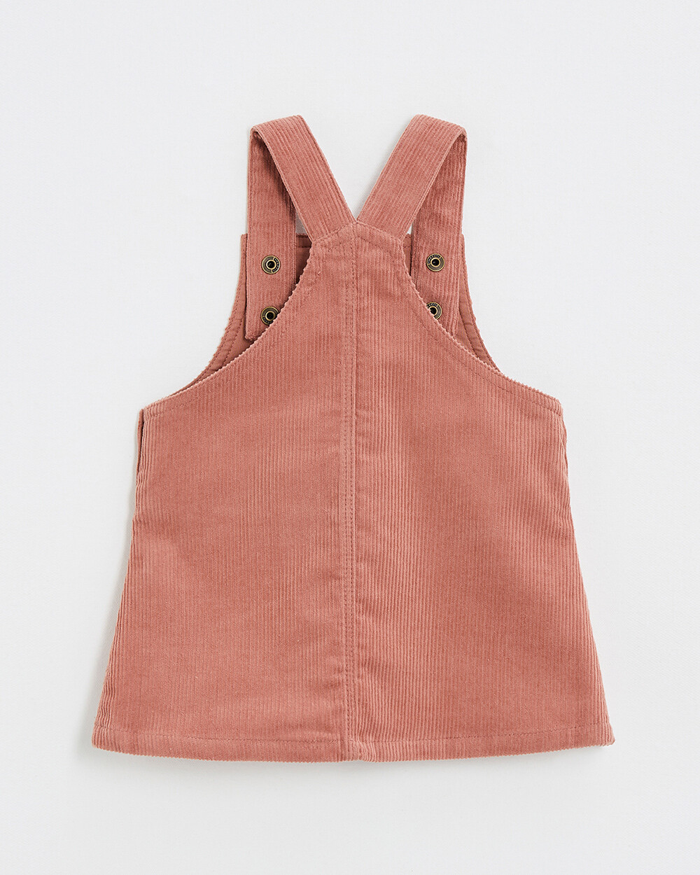 Robe salopette en velours Colors rose bégonia Natalys