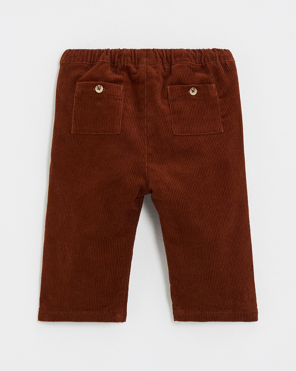 Pantalon en velours côtelé Coloris brique Natalys
