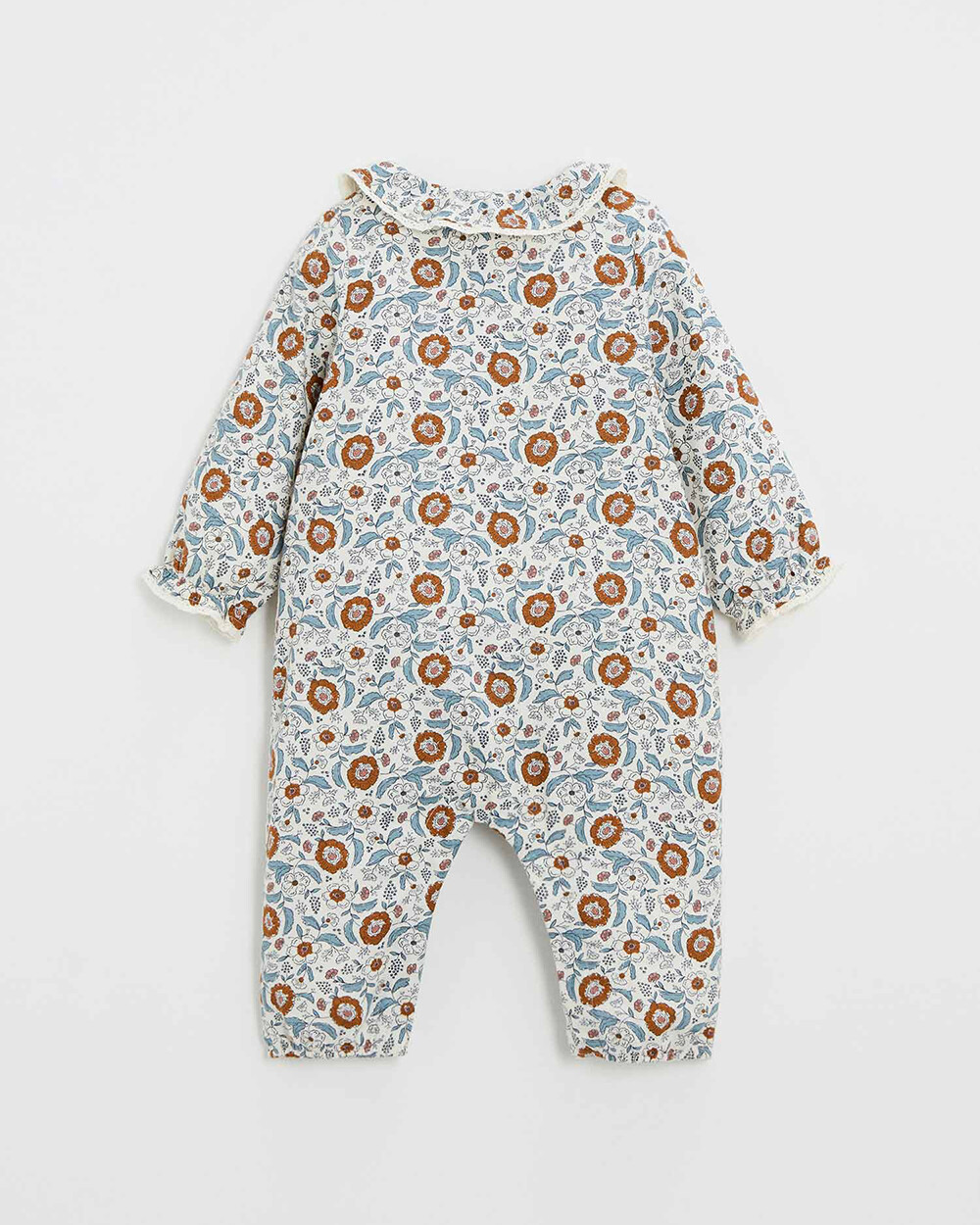 Pyjama une pièce en imprimé Imprimé fleurs folk Natalys