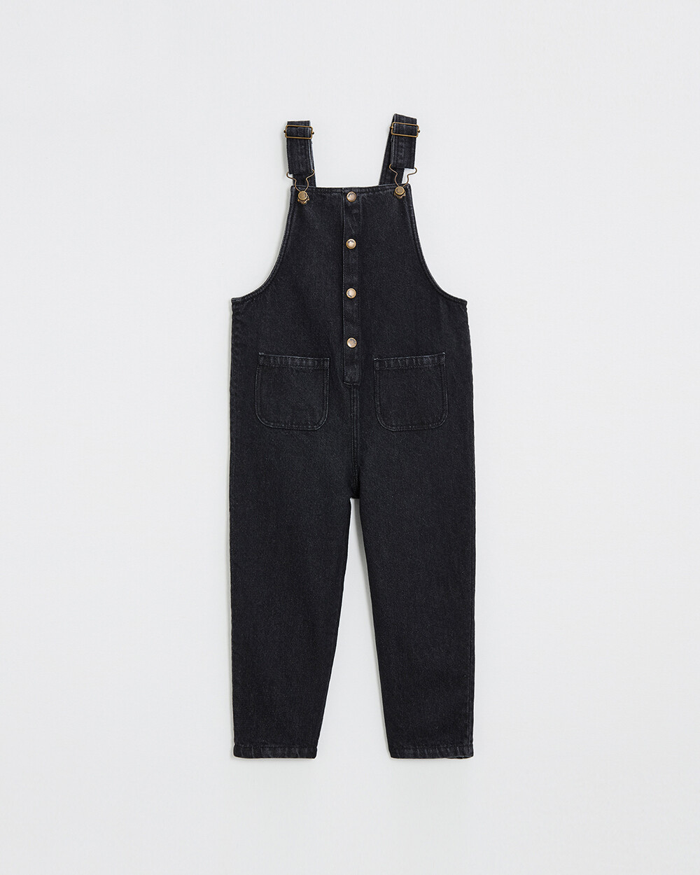 Salopette longue en denim Coloris gris anthracite Natalys