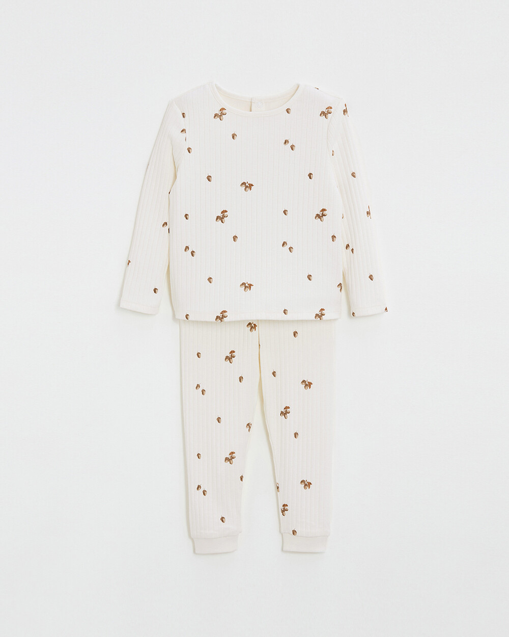 Pyjama en côtes enfant Imprimé automne Natalys