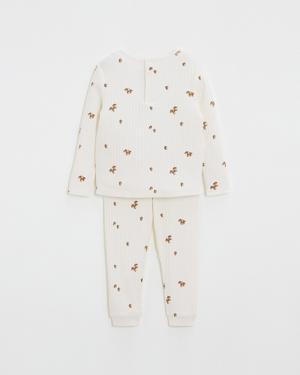 Pyjama en côtes enfant Imprimé automne Natalys