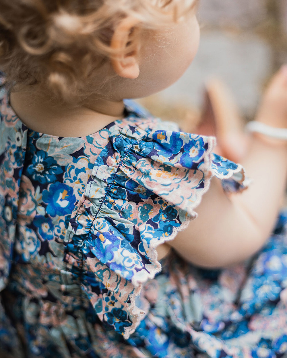 Robe sans manches en popeline Imprim&eacute; grosses fleurs  Natalys