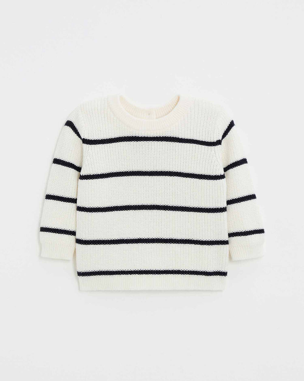 Pull en tricot rayé Coloris écru Natalys