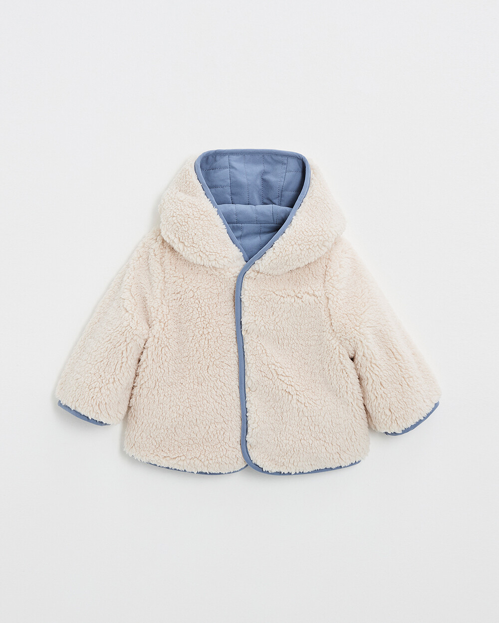 Manteau réversible déperlant Coloris bleu nocturne Natalys