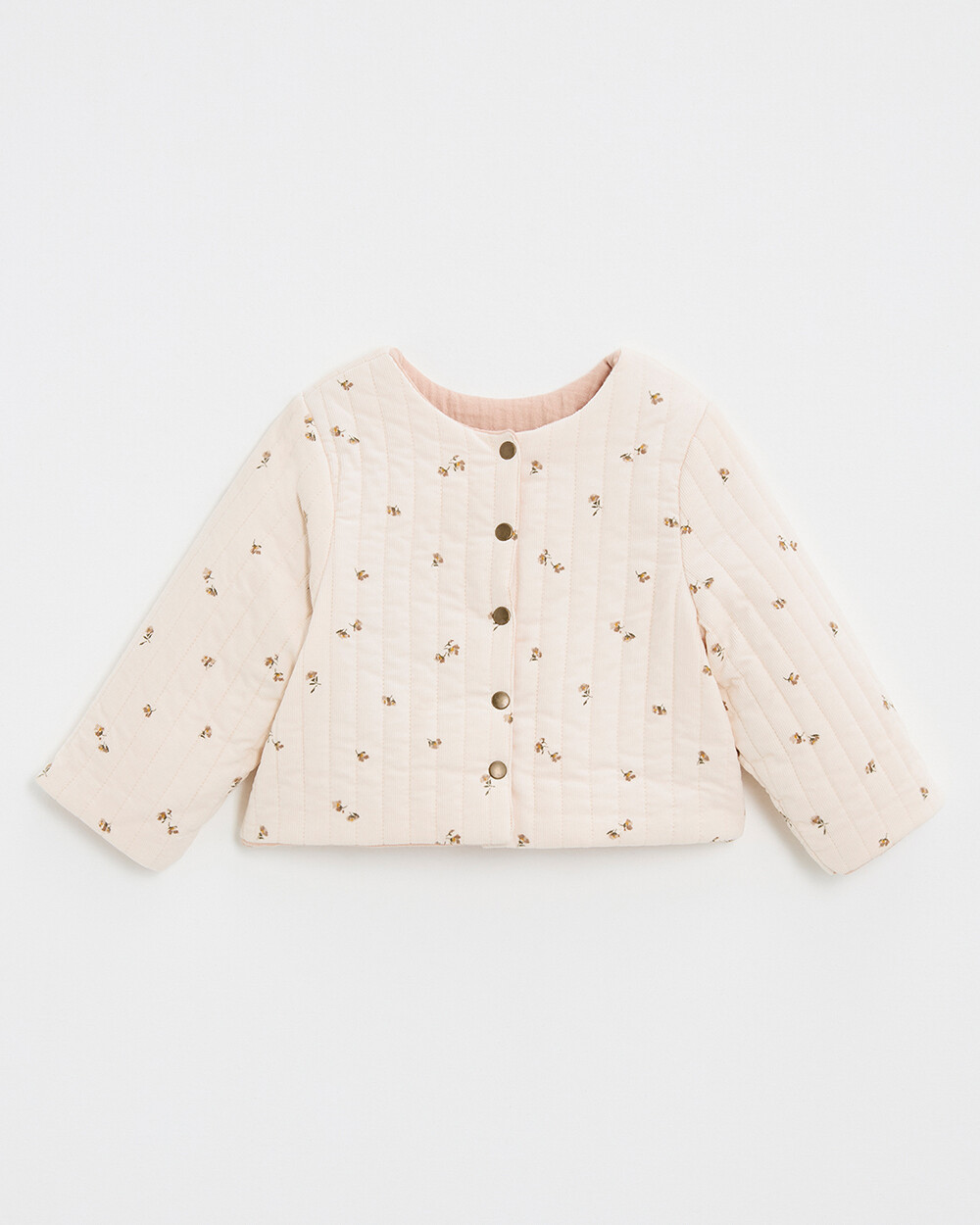 Veste réversible imprimé Imprimé semi-fleurs Natalys