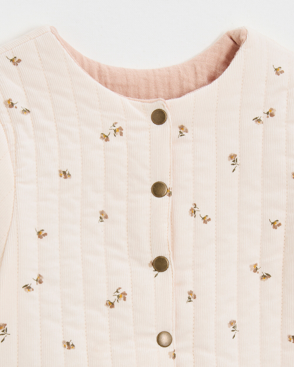 Veste réversible imprimé Imprimé semi-fleurs Natalys
