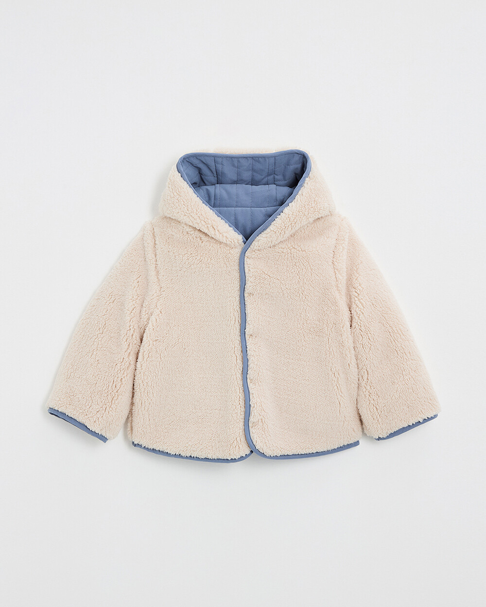 Manteau r&eacute;versible d&eacute;perlant Coloris bleu nocturne  Natalys