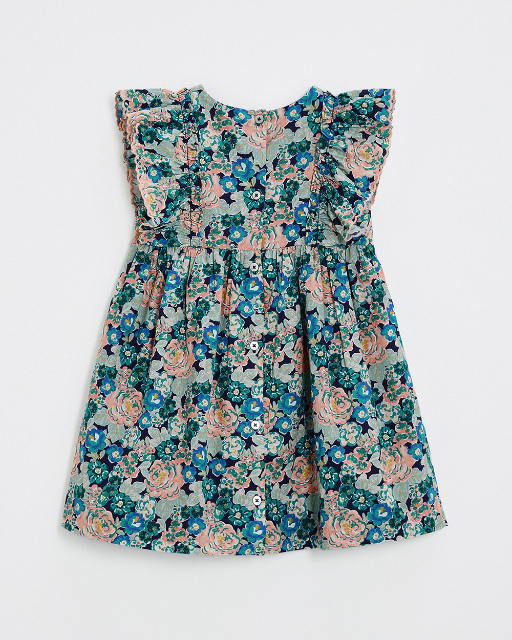 Robe sans manches en popeline Imprimé grosses fleurs Natalys
