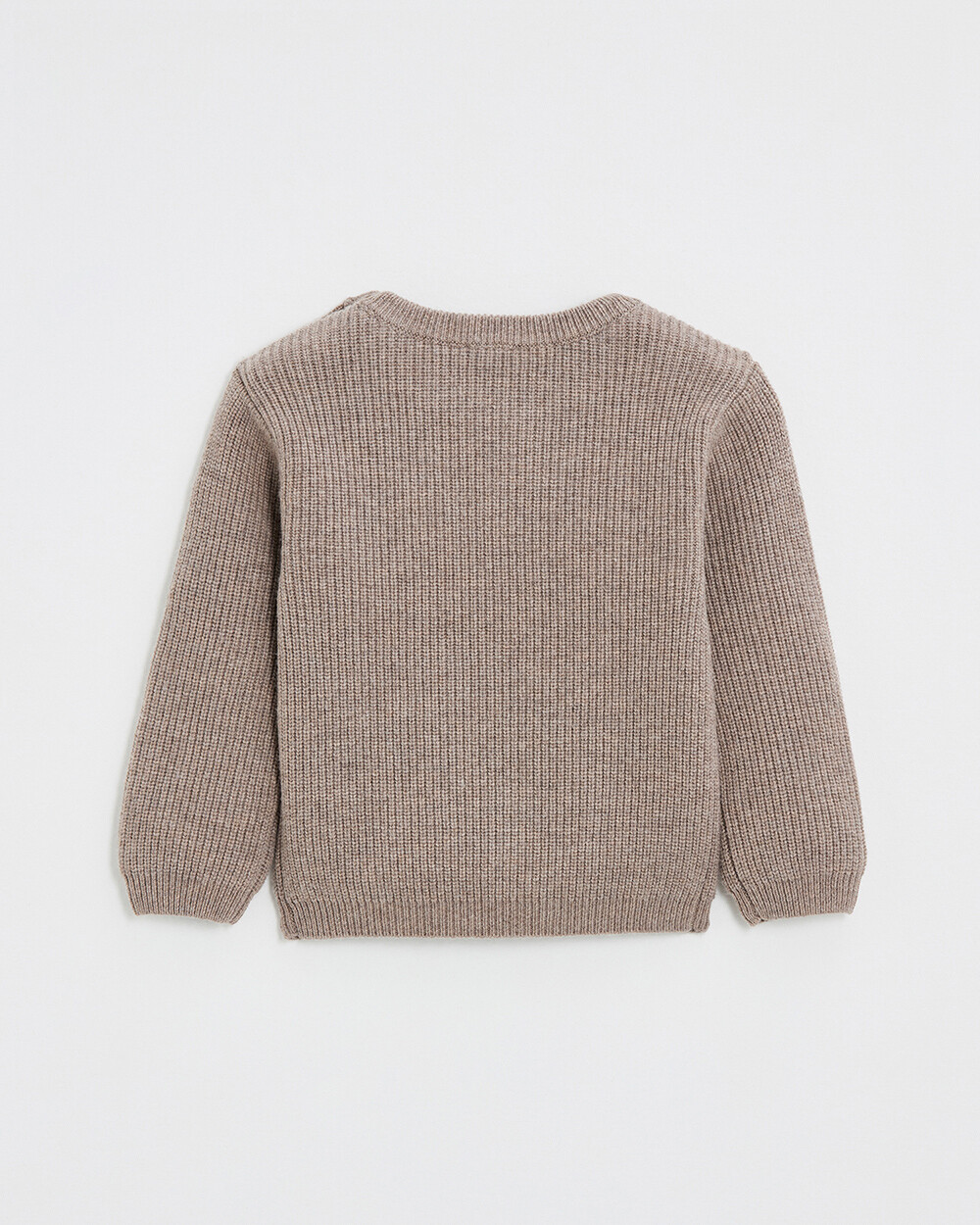 Pull en tricot fantaisie Coloris moka  Natalys