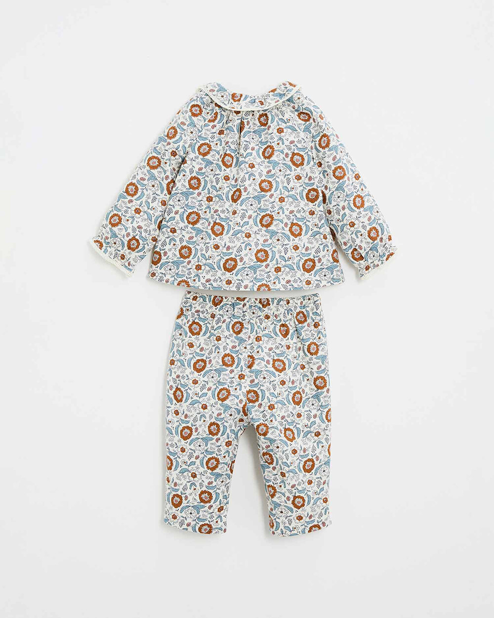 Pyjama deux pièces en imprimé Imprimé fleurs folk Natalys