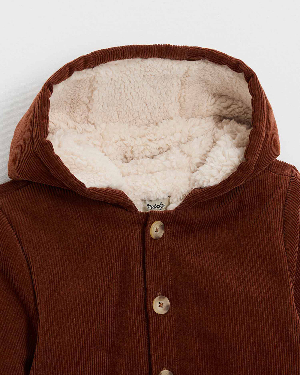 Manteau en velours côtelé Coloris brique Natalys
