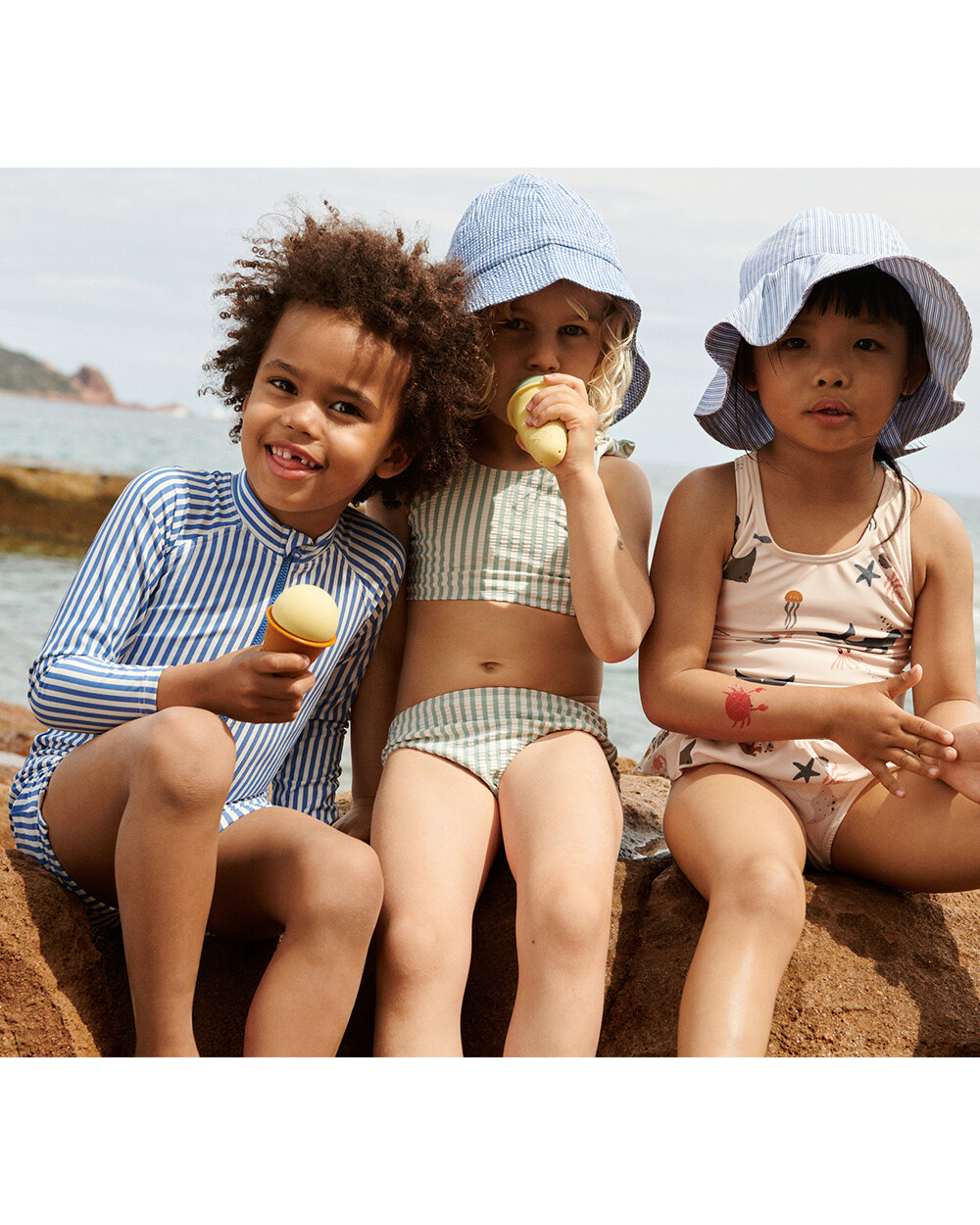 Jouet à encastrer Fleur ice cream Coloris bleu Liewood