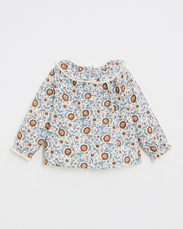 Blouse en imprimé Imprimé fleurs folk Natalys