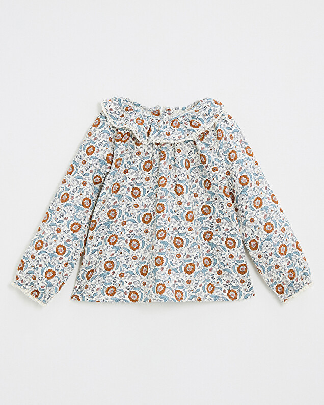 Blouse en imprimé Imprimé fleurs folk Natalys