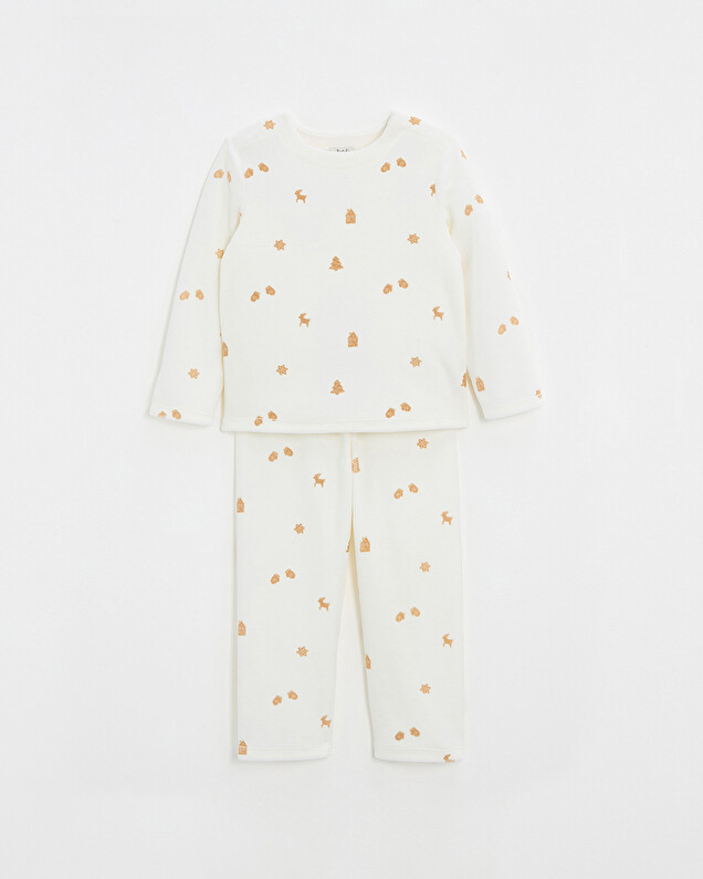 Pyjama deux pièces enfant Imprimé biscuits Natalys