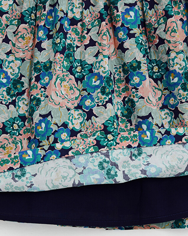 Robe sans manches en popeline Imprimé grosses fleurs Natalys