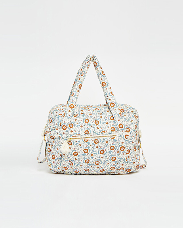 Sac à langer Imprimé fleurs folk  Natalys
