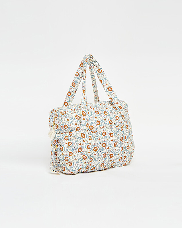 Sac à langer Imprimé fleurs folk  Natalys