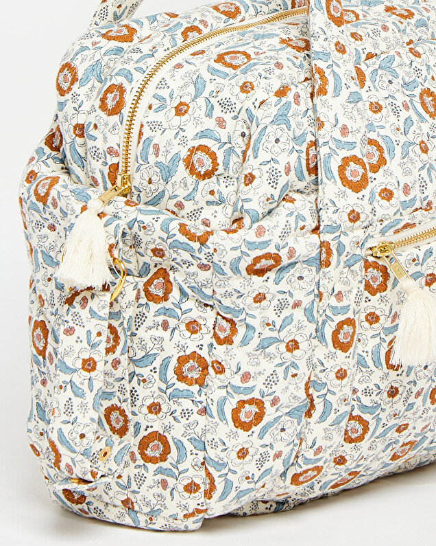 Sac à langer Imprimé fleurs folk  Natalys