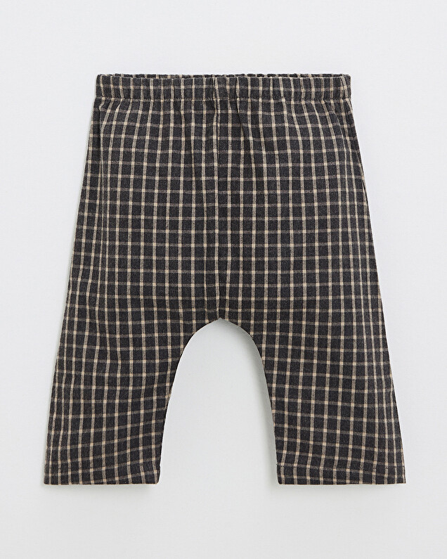 Pyjama deux pièces en flanelle Coloris gris anthracite chiné Natalys