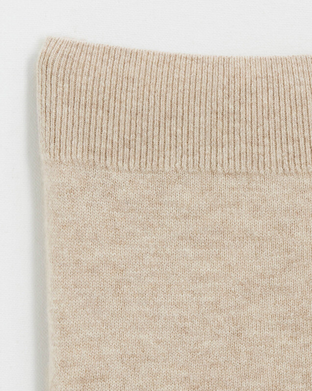 Ensemble brodé en laine mérinos Coloris Beige Natalys