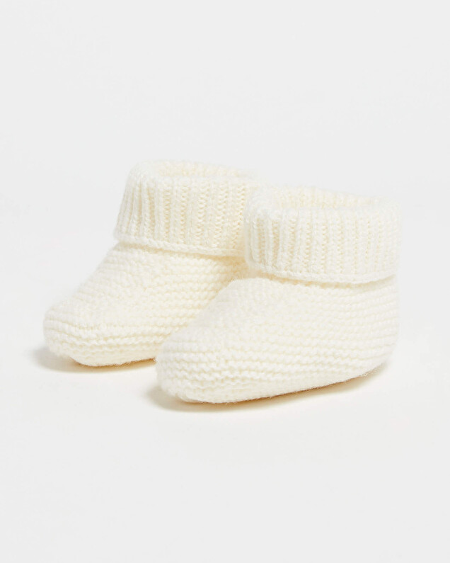 Chaussons en laine mérinos Coloris écru  Natalys