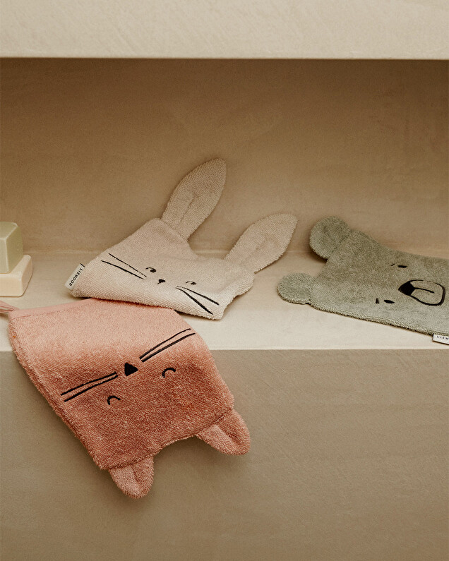 Lot de 3 gants de toilette Sylvester Classic  Liewood