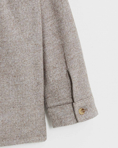 Chemise en flanelle Coloris beige  Natalys