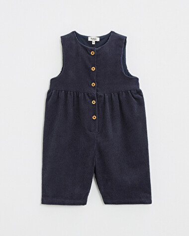 Combinaison en velours Coloris bleu nocturne  Natalys